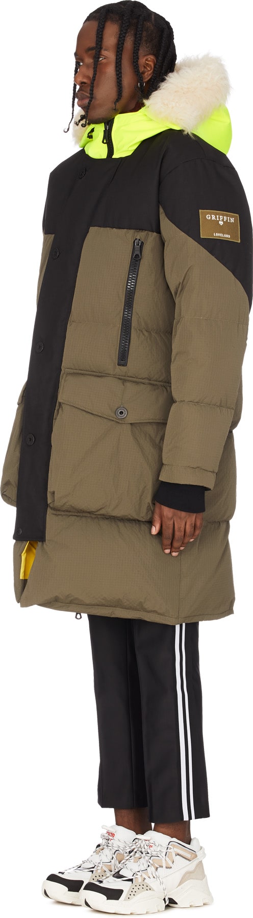 Griffin: Multicolor Sleeping Bag Coat - 2