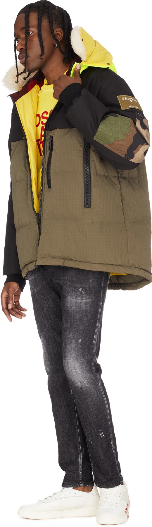 Griffin: Multicolor Reversible Atlantic Parka - 4