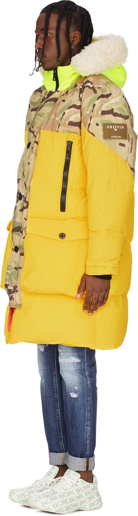 Griffin: Multicolor Sleeping Bag Coat - 2