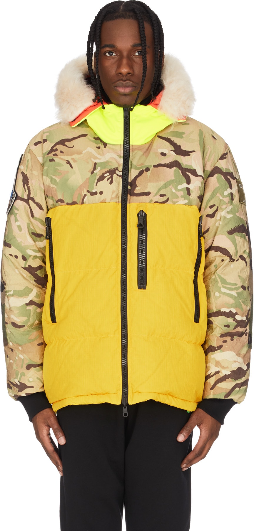 Griffin: Multicolores Reversible Atlantic Parka Multicolores - 1