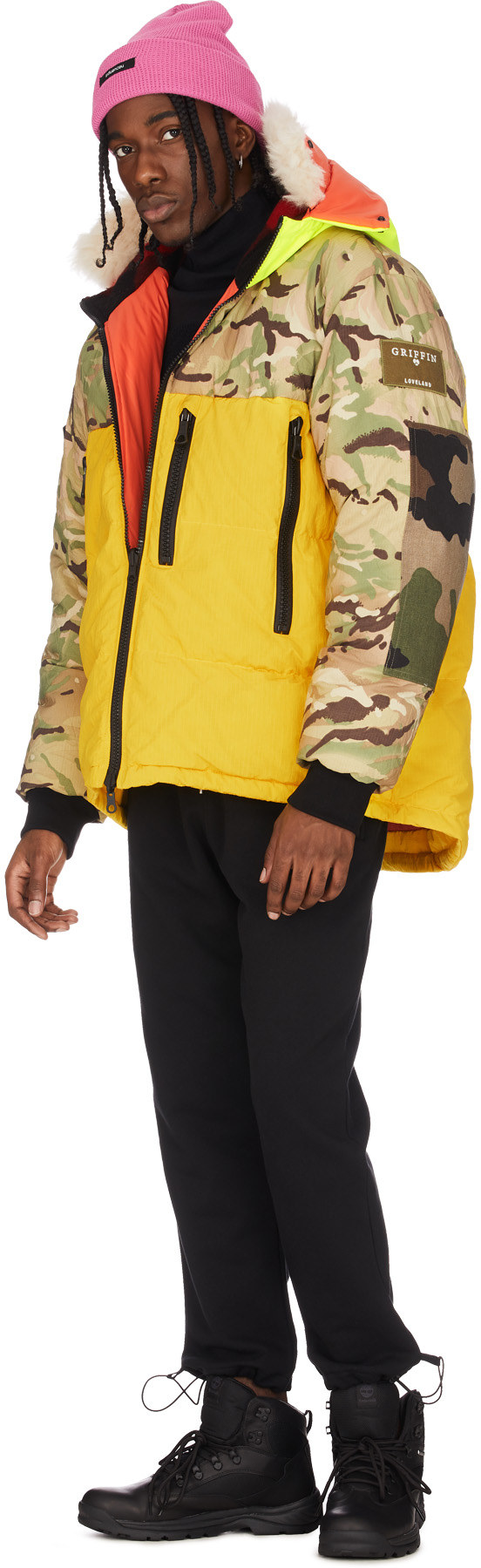 Griffin: Multicolores Reversible Atlantic Parka Multicolores - 4