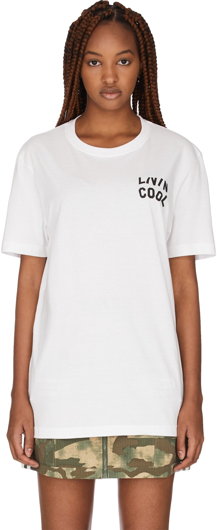 influenceu: Blanc T-Shirt Logo Wavy Montreal Blanc - 1