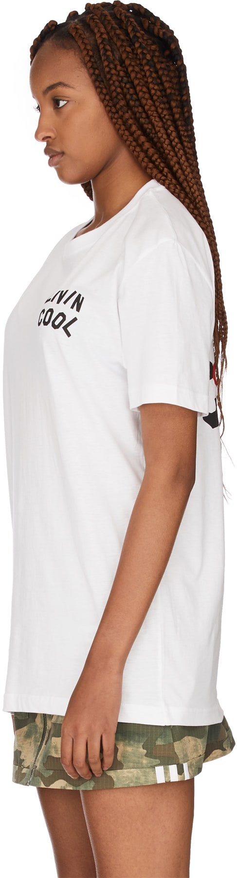 influenceu: Blanc T-Shirt Logo Wavy Montreal Blanc - 2