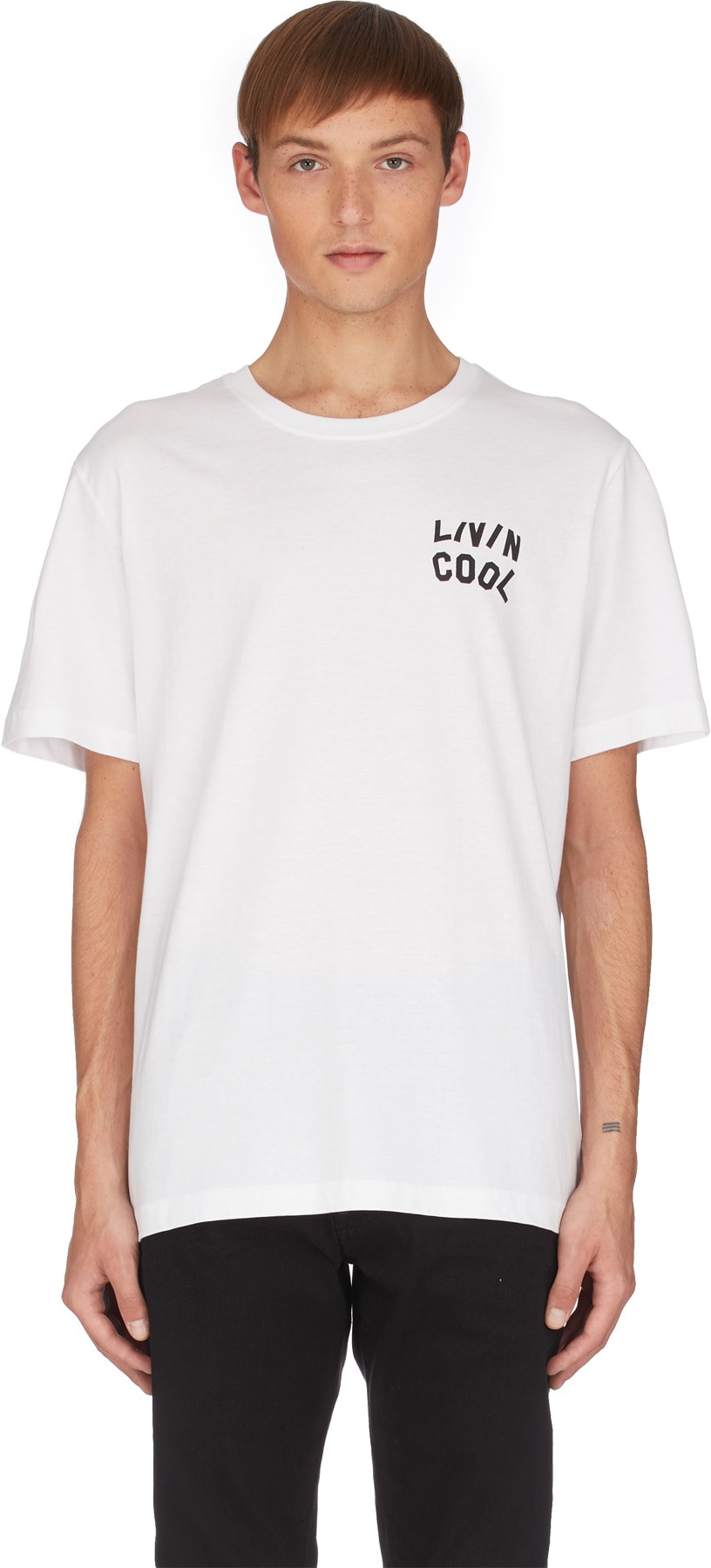 influenceu: Blanc T-Shirt Logo Wavy Montreal Blanc - 1