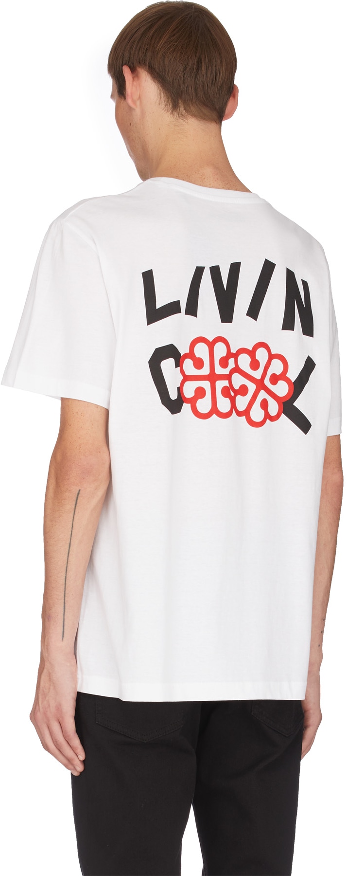 influenceu: Blanc T-Shirt Logo Wavy Montreal Blanc - 3