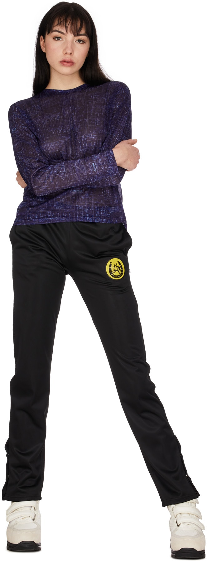 Malice Studios: Black Lucky's Track Pants - 4