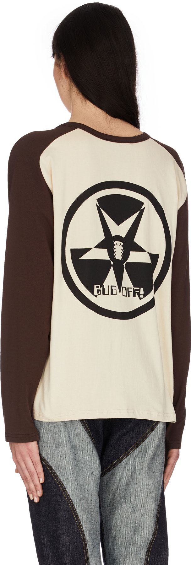 Malice Studios: Neutrals Bug Off Long Sleeve T-Shirt - 3