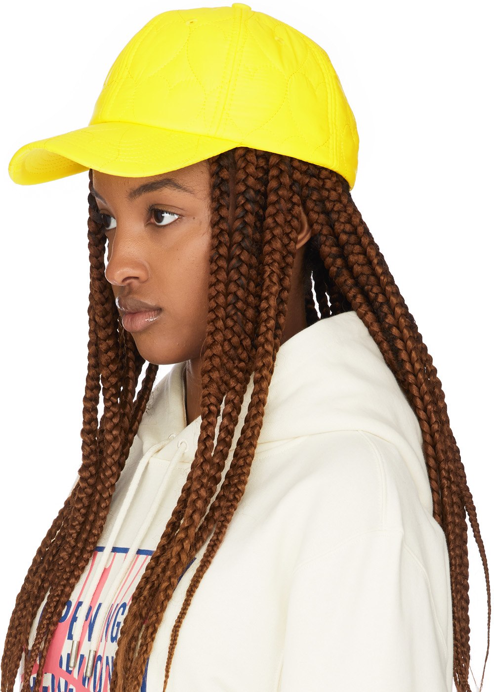 Opening Ceremony: Yellow Quilted Baseball Cap - 2