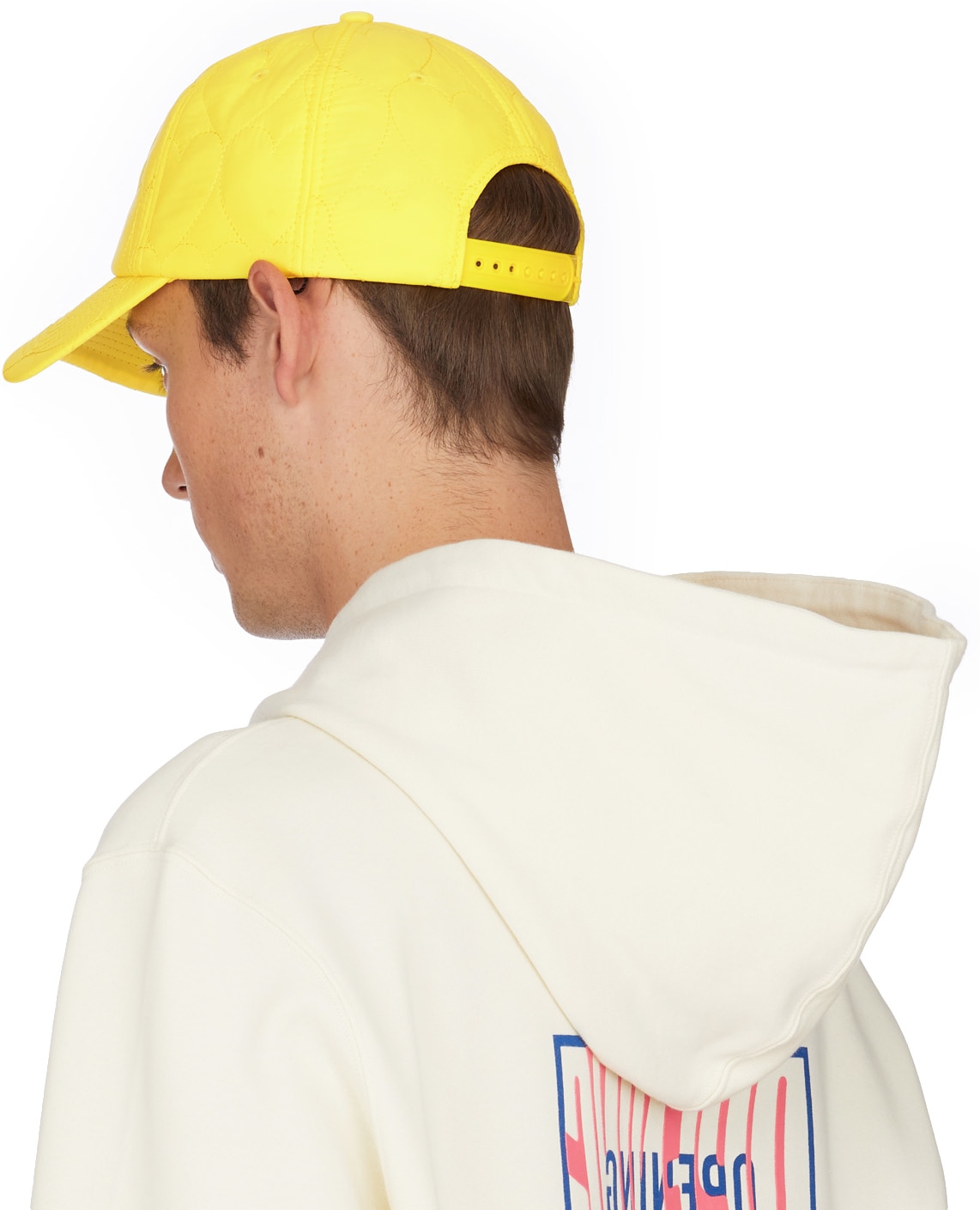 Opening Ceremony: Yellow Quilted Baseball Cap - 3