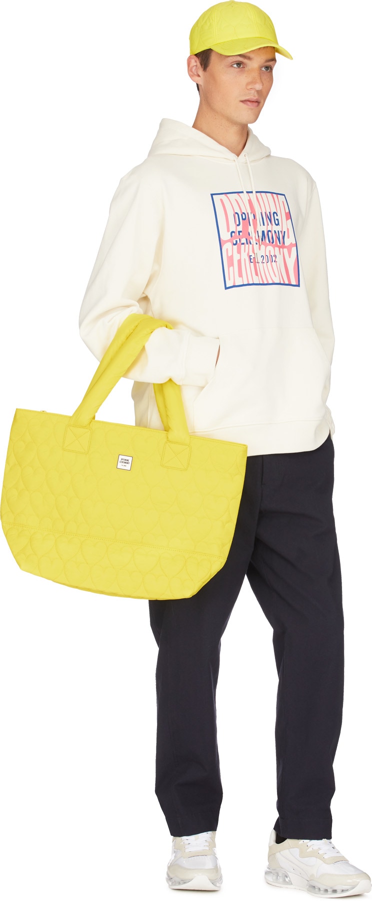 Opening Ceremony: Yellow Quilted Baseball Cap - 4