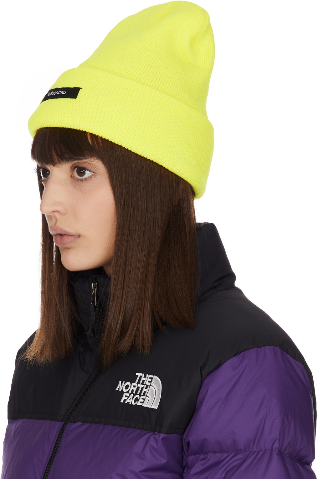 influenceu: Yellow Logo Beanie - 2