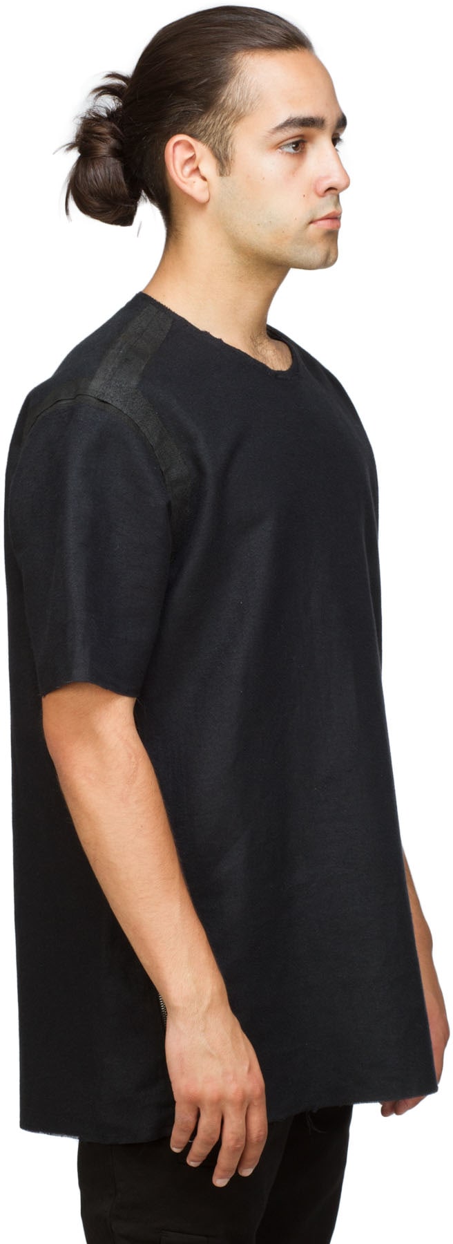 Lost & Found: Noir T-Shirt Résine Couper Noir - 2