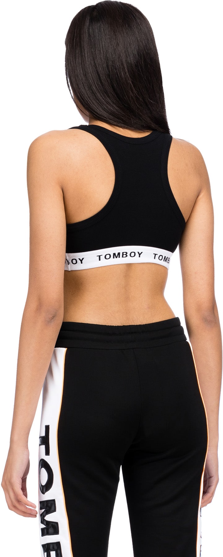 Filles a Papa: Black Mica Sports Bra - 3