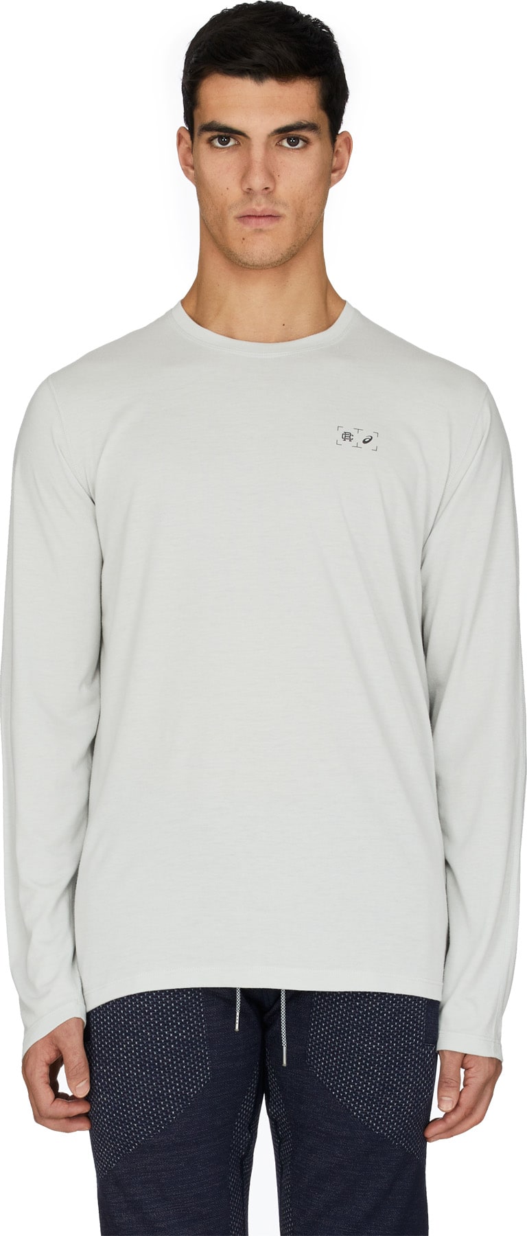 ASICS: Grey RC x A Merino Ascent Long Sleeve T-Shirt - 1