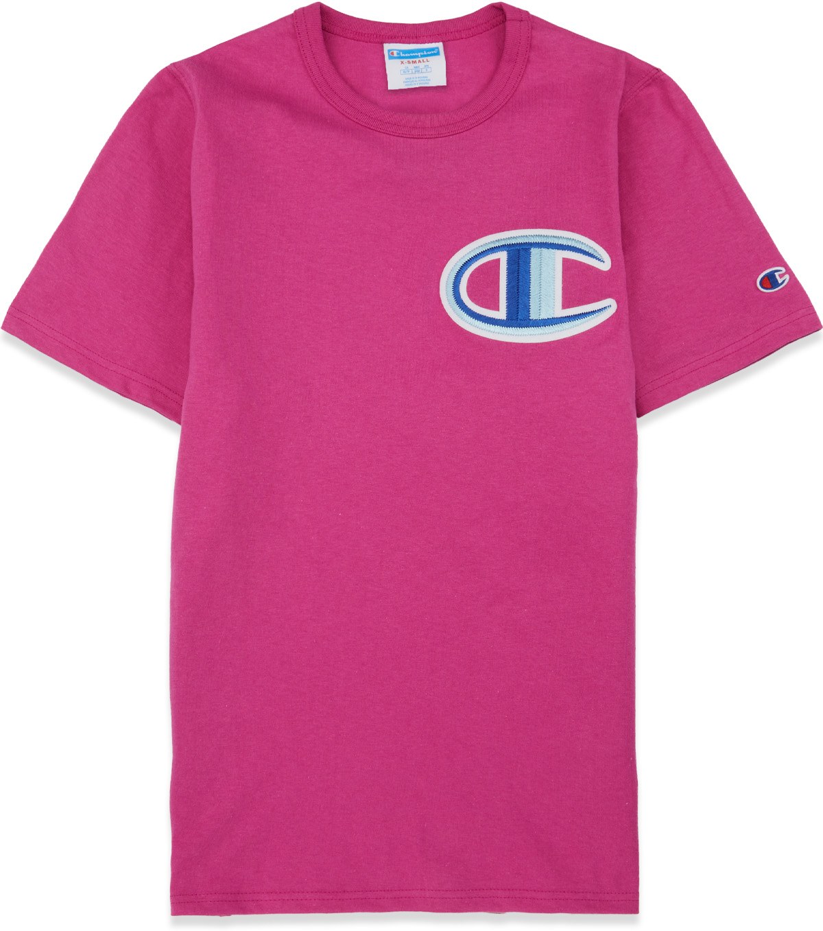 Champion: Rose T-Shirt à Logo 'C' Heritage Rose - 1