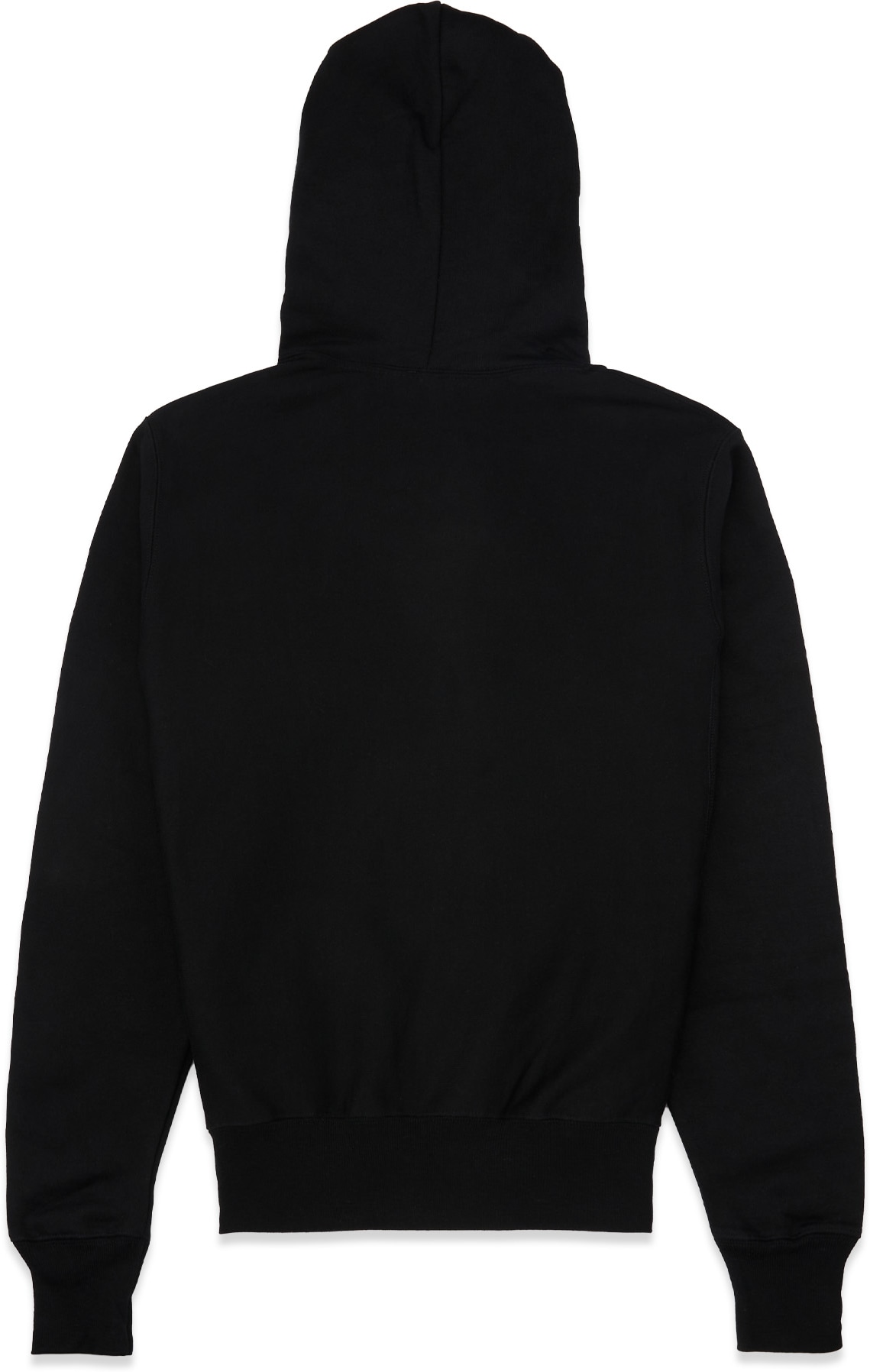 Champion: Black Reverse Weave Chainstitch C Patch Hoodie - 2