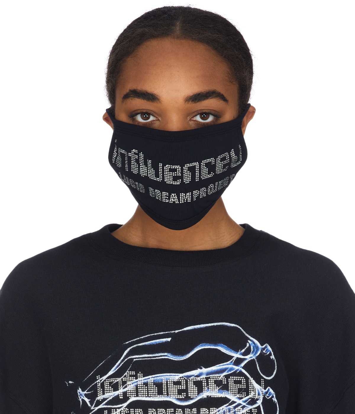 influenceu: Black 'Lucid Dreams' Mask - 2