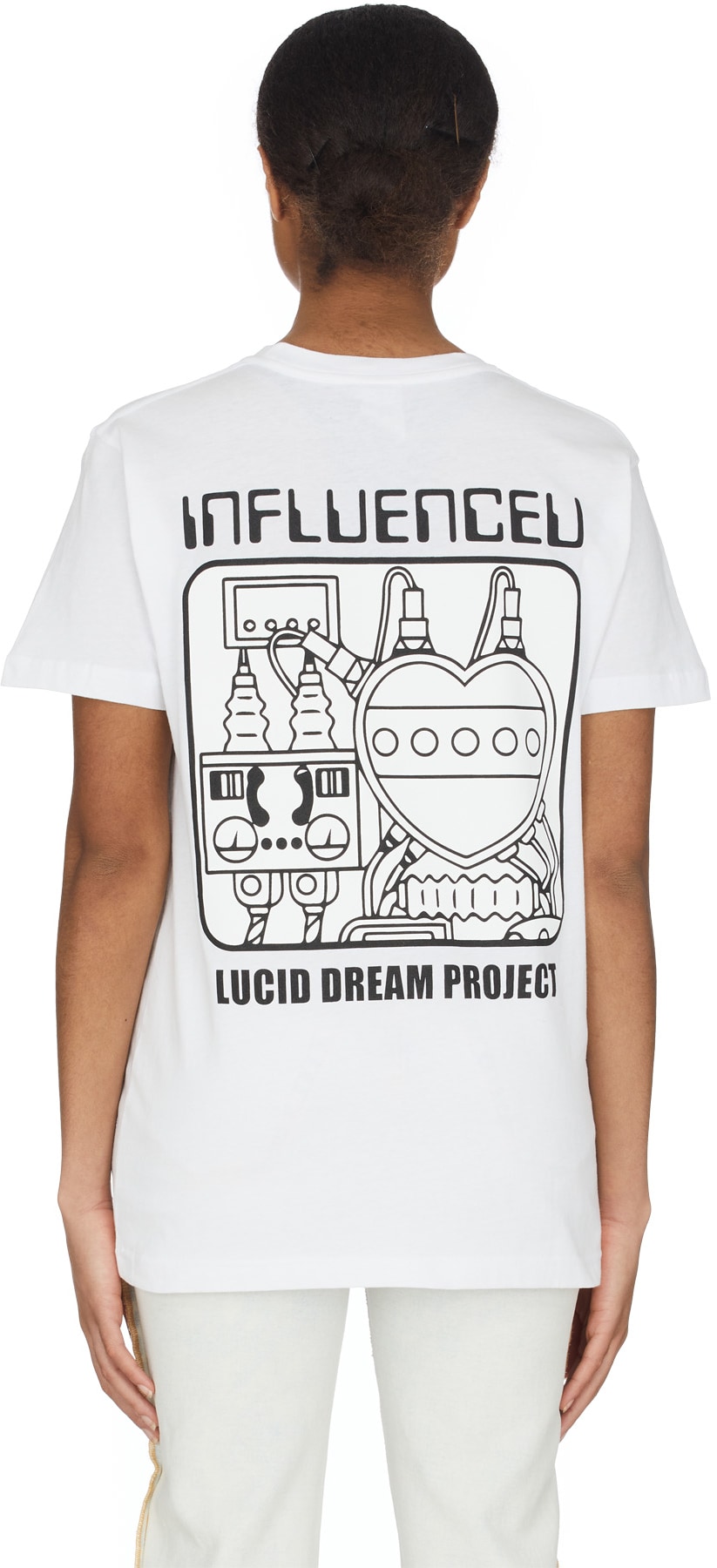 influenceu: White 'Dreams Come True!' T-Shirt - 3