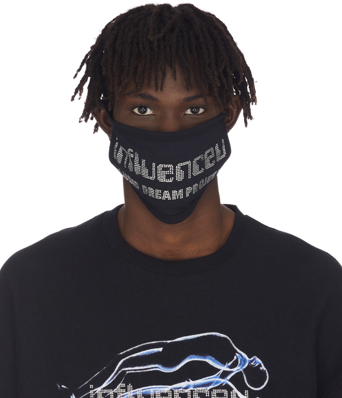 influenceu: Black 'Lucid Dreams' Mask - 2