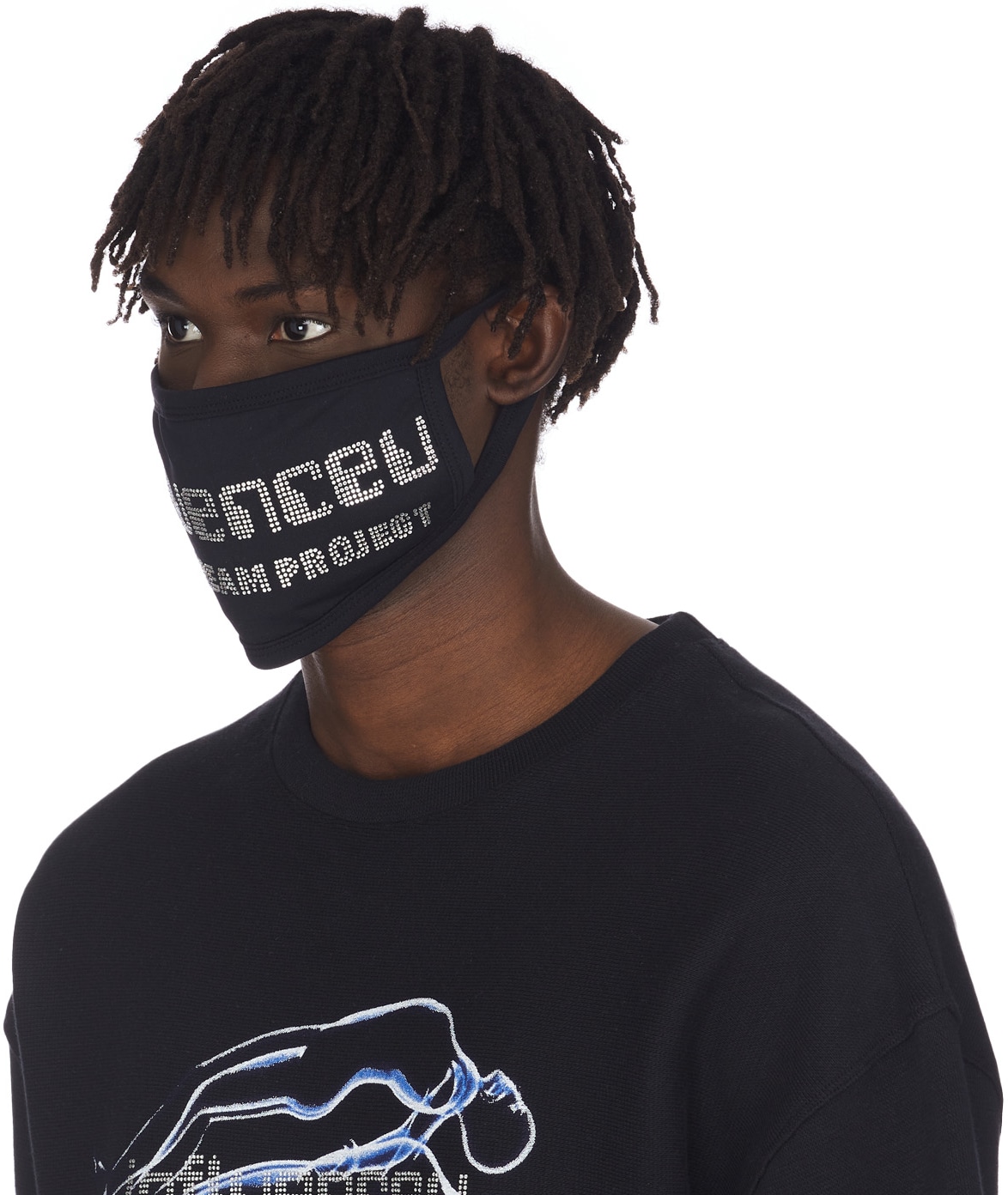 influenceu: Black 'Lucid Dreams' Mask - 3