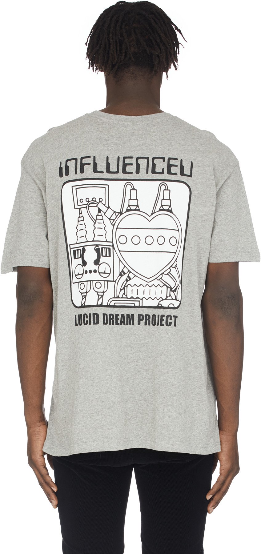 influenceu: Grey 'Dreams Come True!' T-Shirt - 3