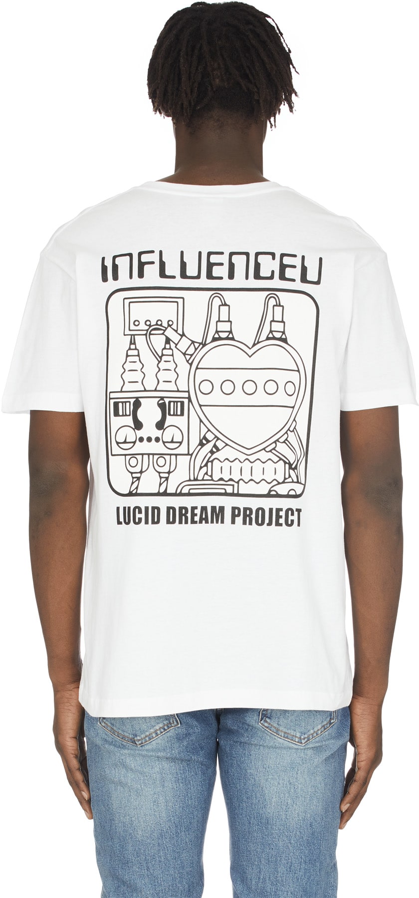 influenceu: White 'Dreams Come True!' T-Shirt - 3