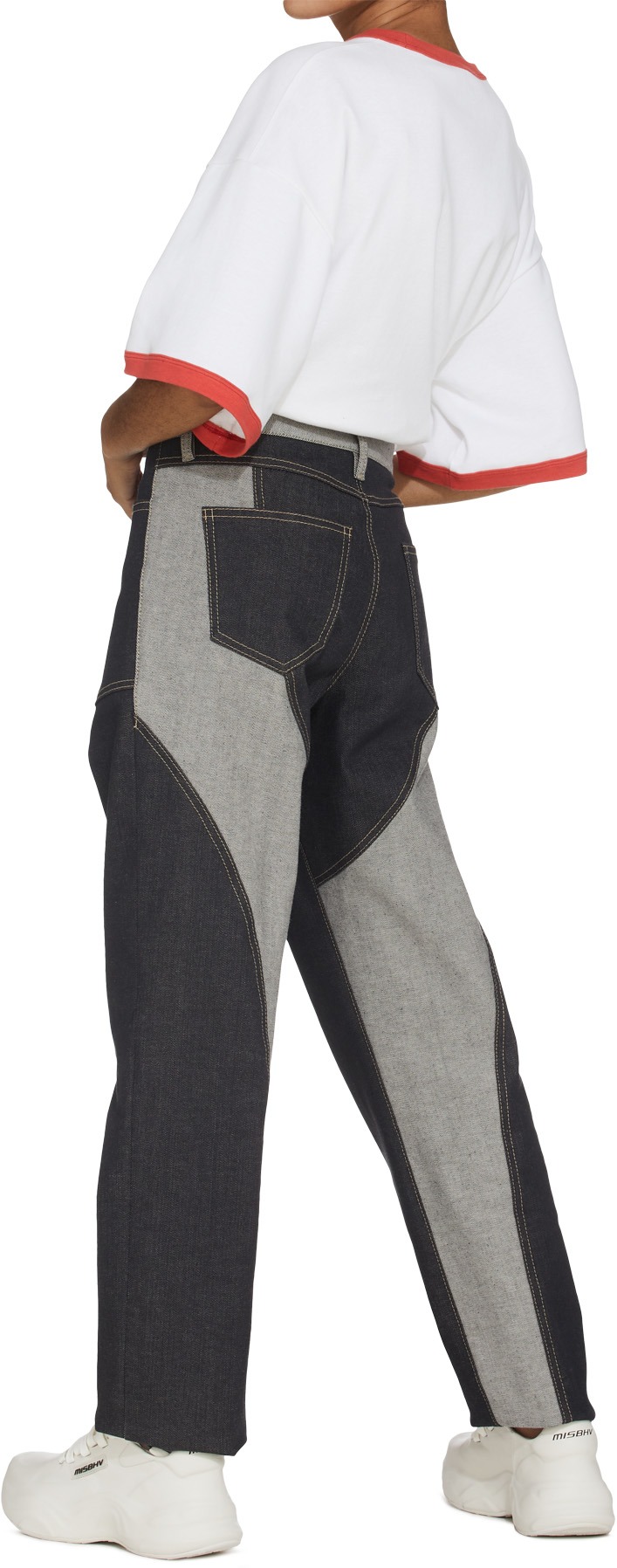 Malice Studios: Blue Big Shot Denim Pants - 4