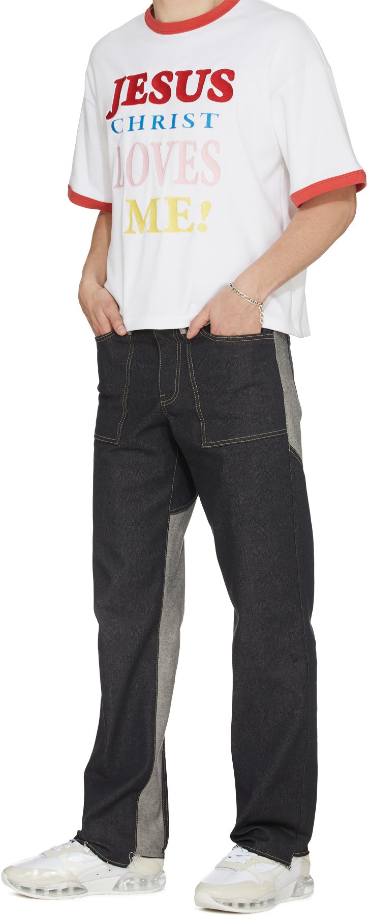 Malice Studios: Blue Big Shot Denim Pants - 4