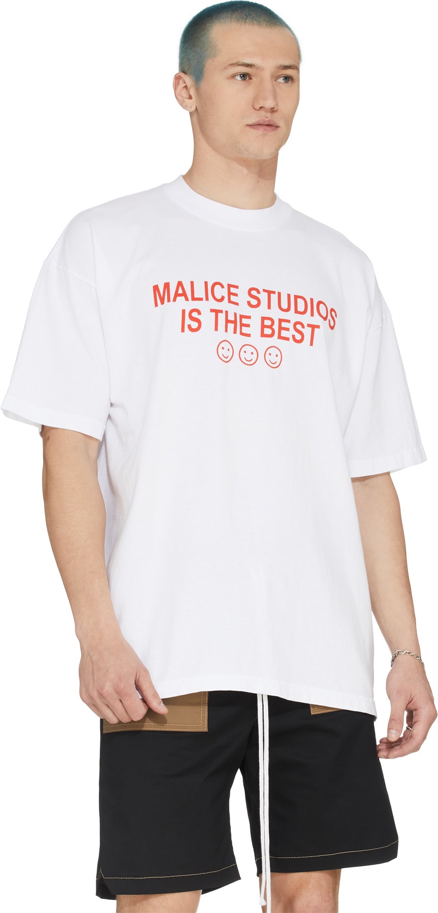 Malice Studios: White Ego T-Shirt - 3