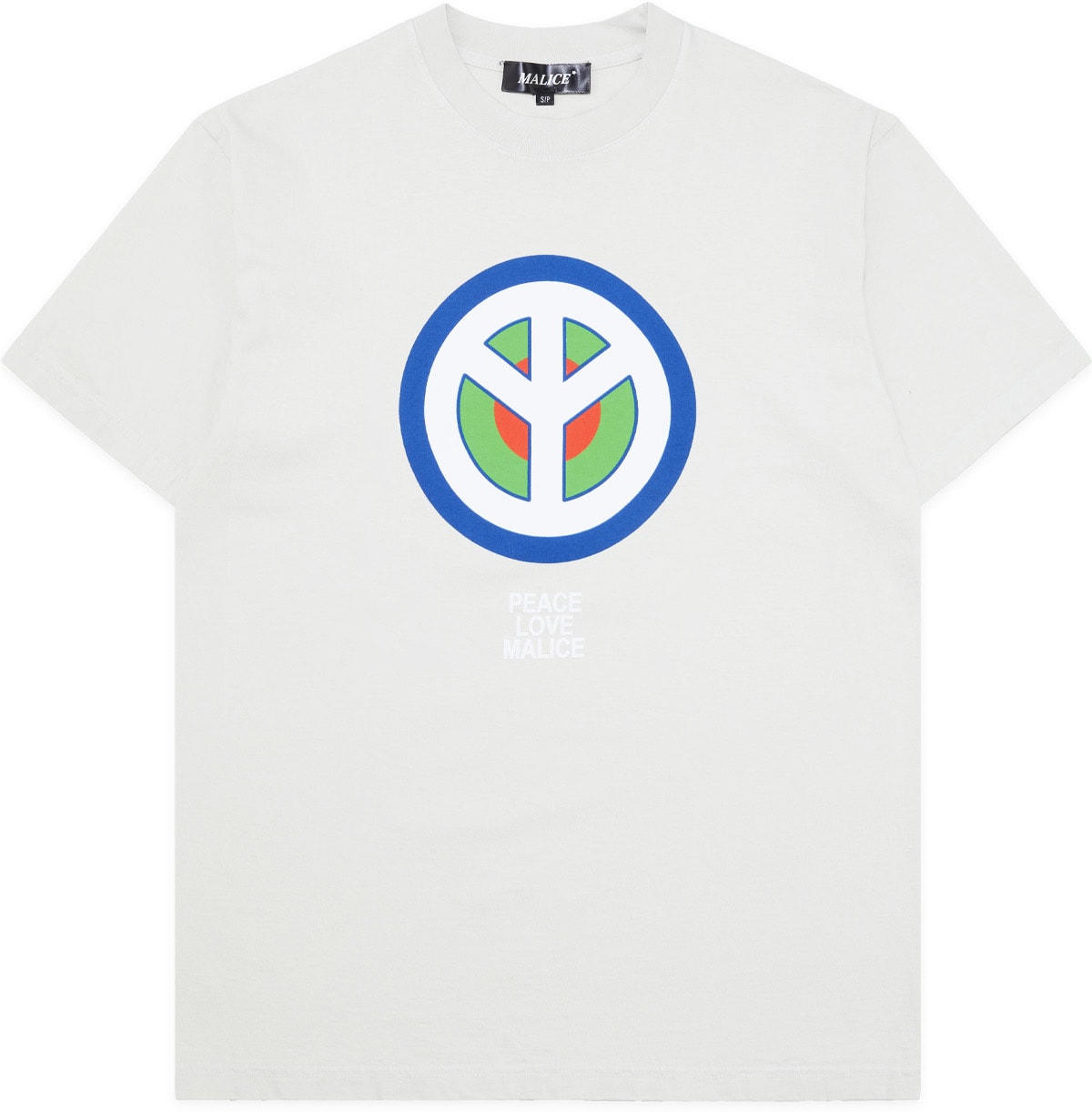 Malice Studios: Grey Peace Love Malice T-Shirt - 1
