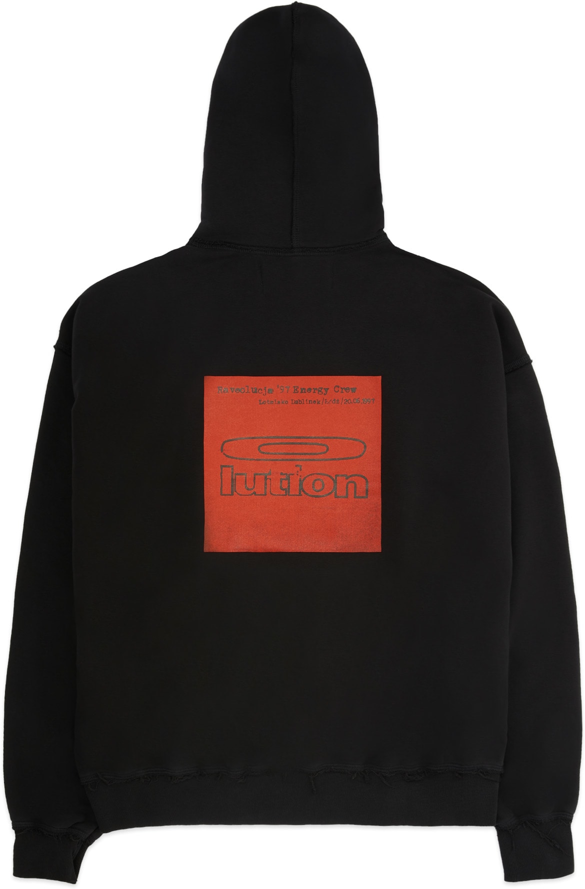 MISBHV: Noir Veste à Capuche Rave delavé Noir - 2