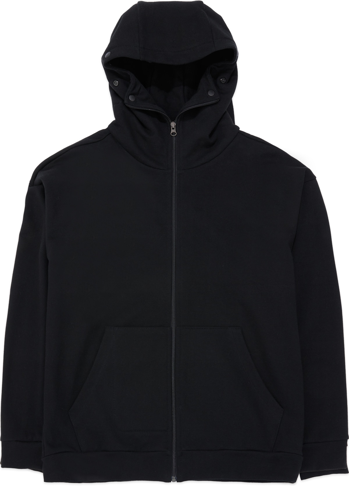 influenceu: Black Oh Snap! Versatile Hoodie - 1