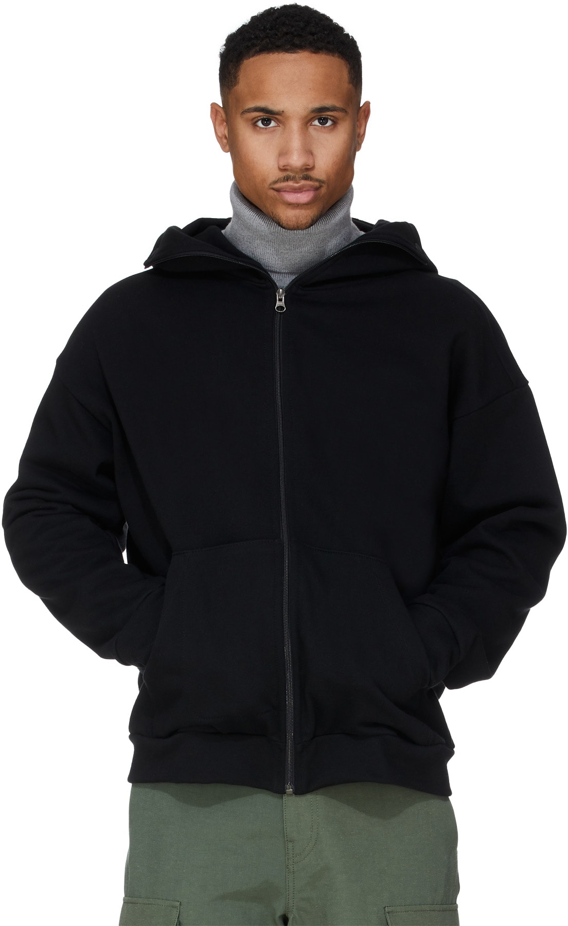 influenceu: Black Oh Snap! Versatile Hoodie - 3