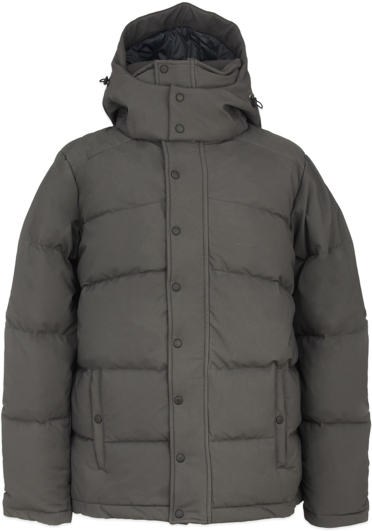 Quartz x influenceu: Grey Quartz x influenceu Super Puffer Jacket - 1