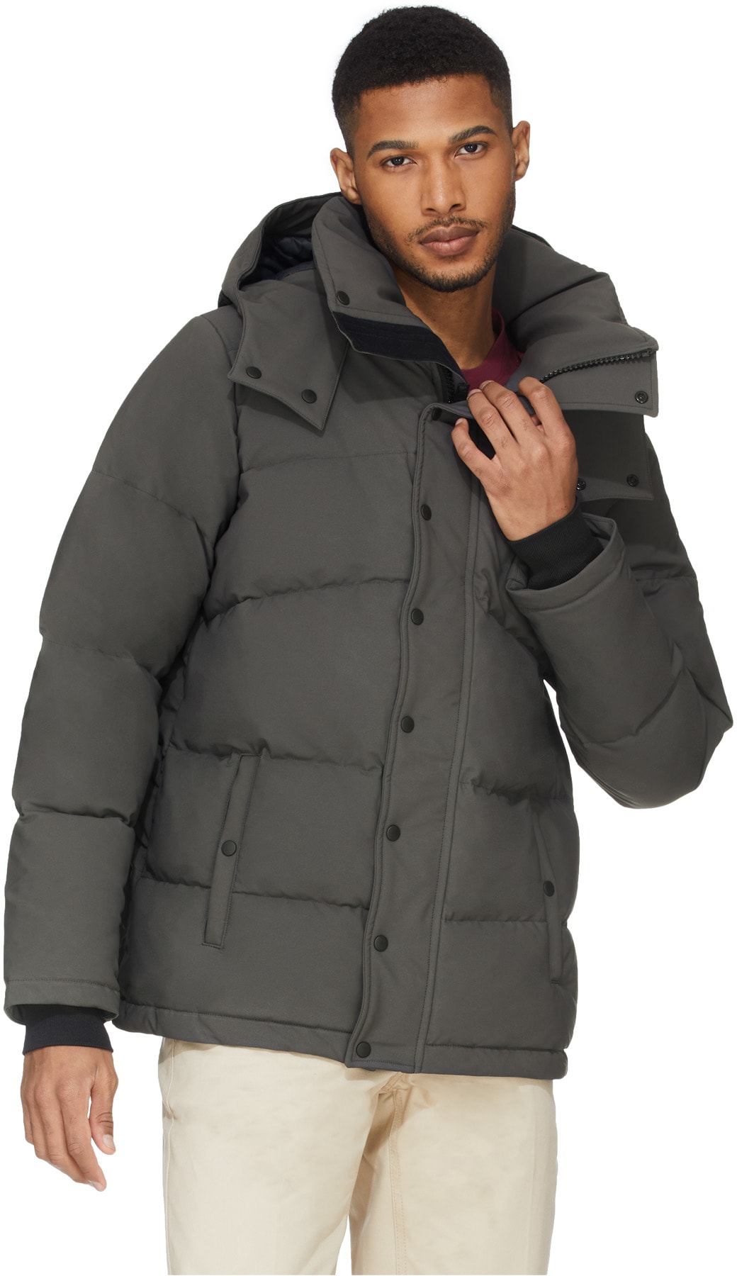 Quartz x influenceu: Grey Quartz x influenceu Super Puffer Jacket - 4