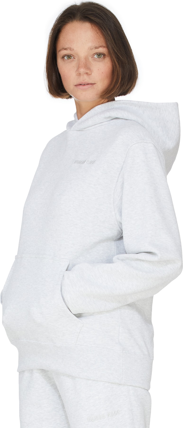 adidas Originals x Pharrell Williams: Grey Pharrell Williams Basics Hoodie - 3