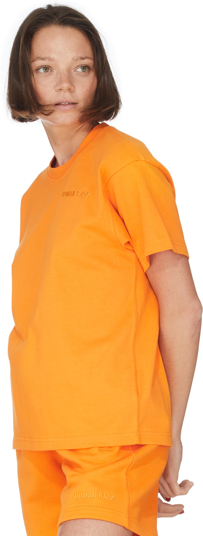 adidas Originals x Pharrell Williams: Orange Pharrell Williams Basics T-Shirt - 3