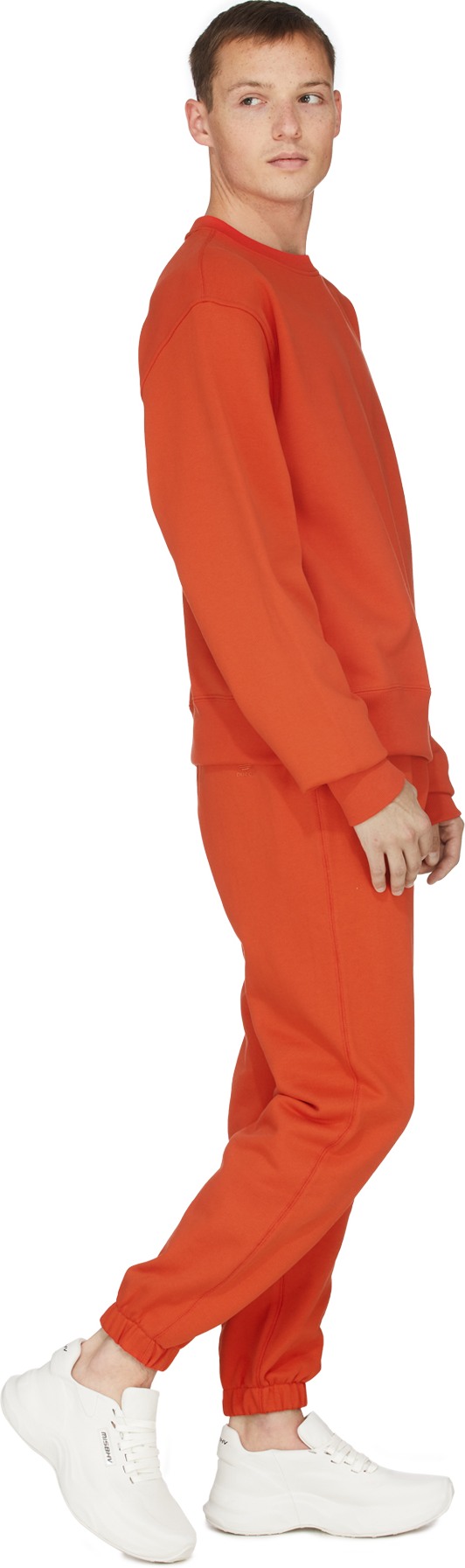 adidas Originals x Pharrell Williams: Red Pharrell Williams Basics Sweatpants - 5
