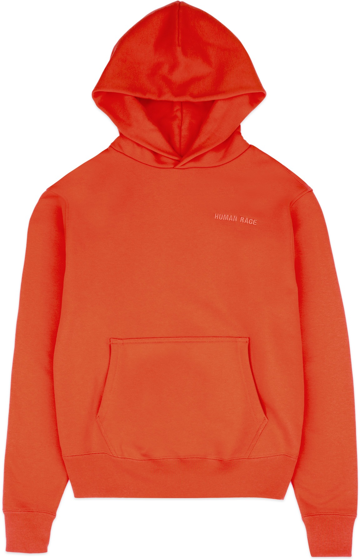 adidas Originals x Pharrell Williams: Red Pharrell Williams Basics Hoodie - 1