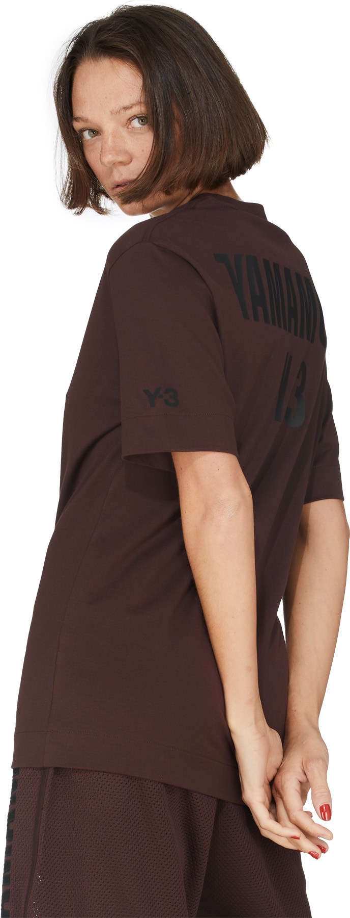 Y-3: Rouge T-Shirt CH2 Rouge - 3