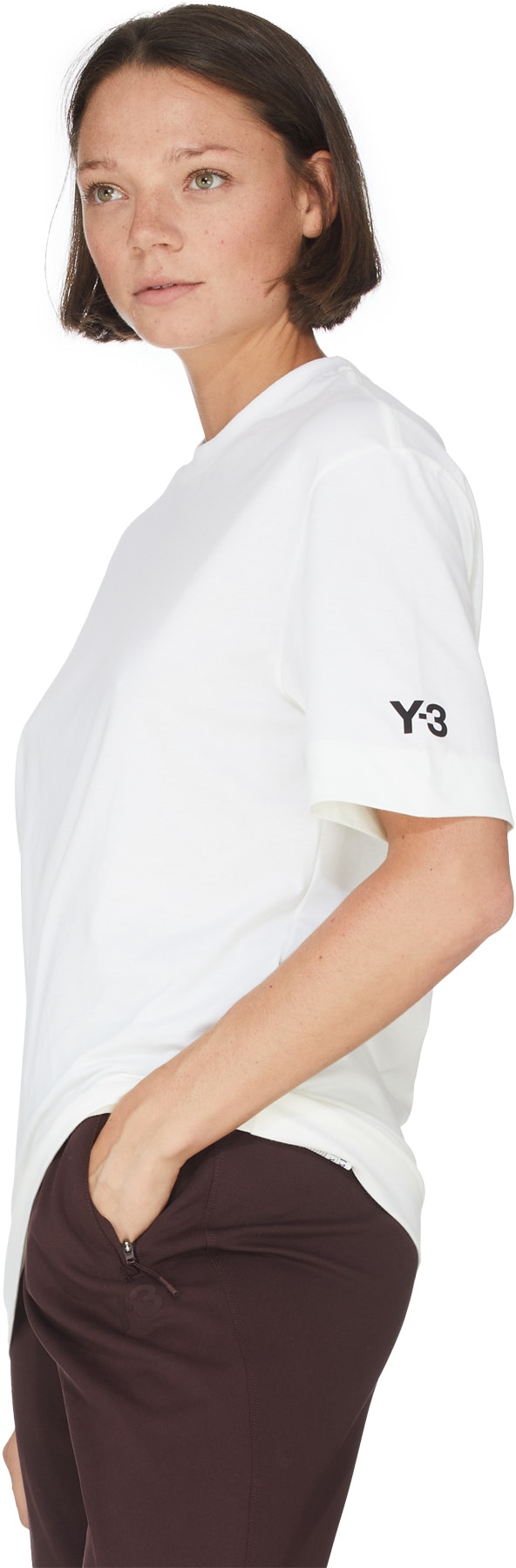 Y-3: White CH2 Graphic T-Shirt - 3