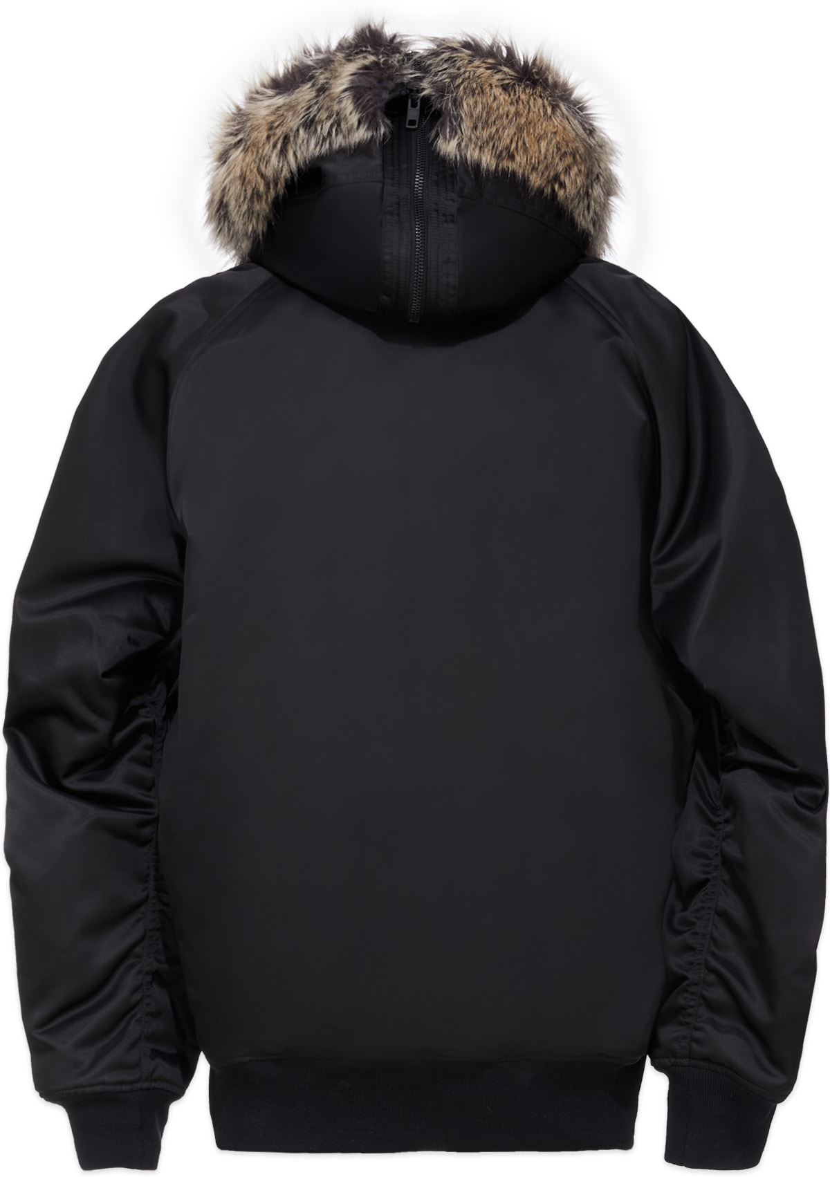 YEEZY: Black Fur Bomber - 3