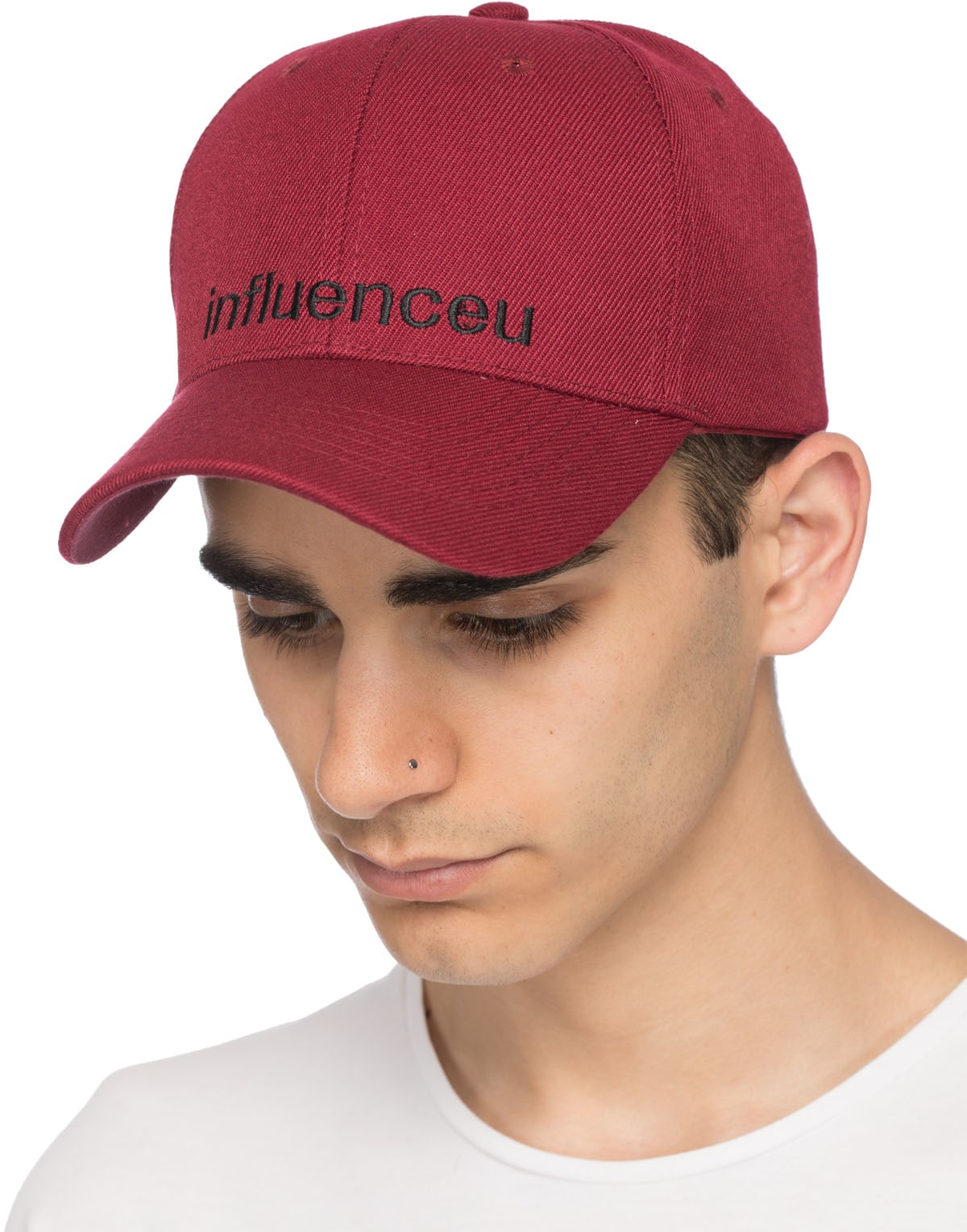 influenceu: Red influenceu Logo Hat - 2