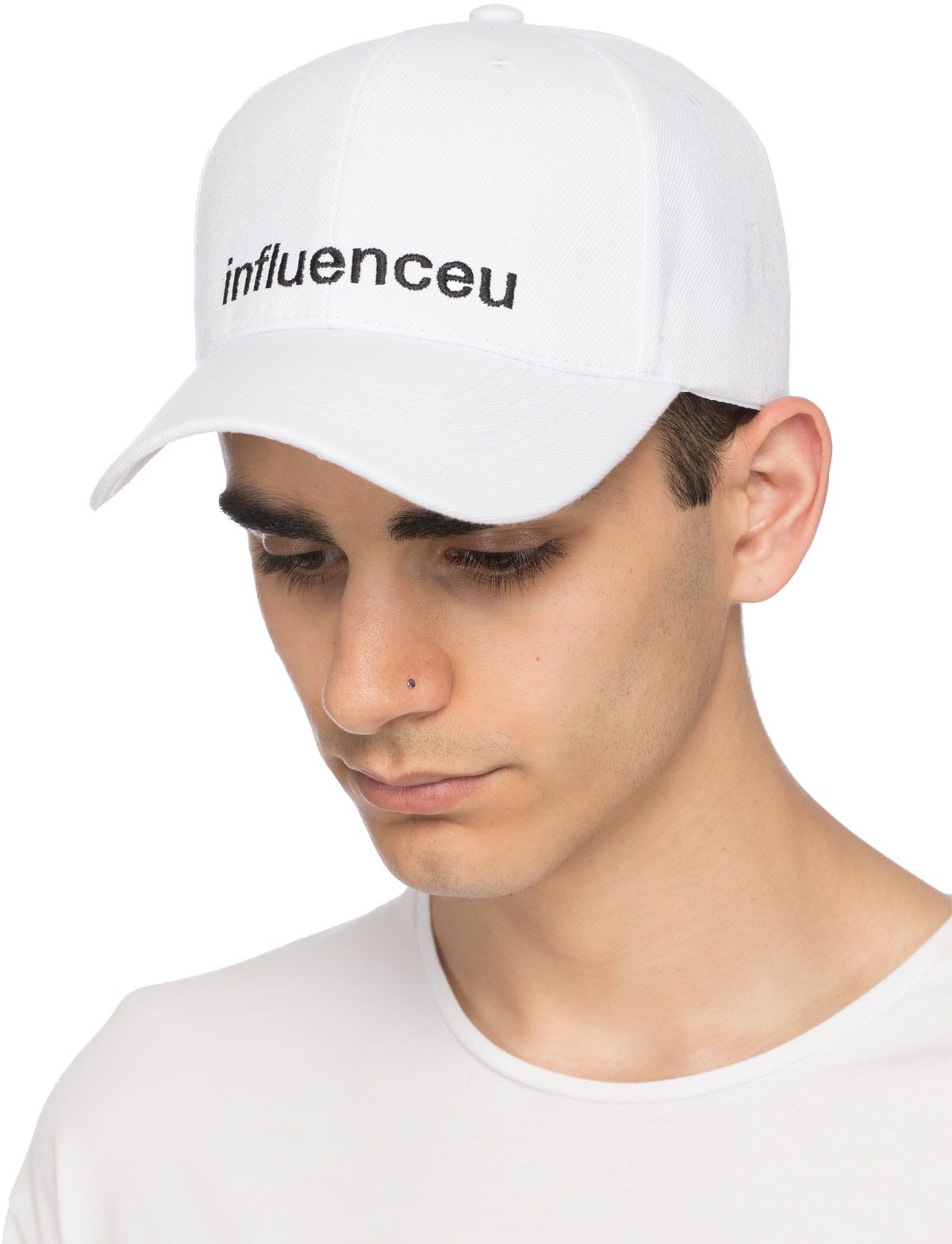 influenceu: White influenceu Logo Hat - 2