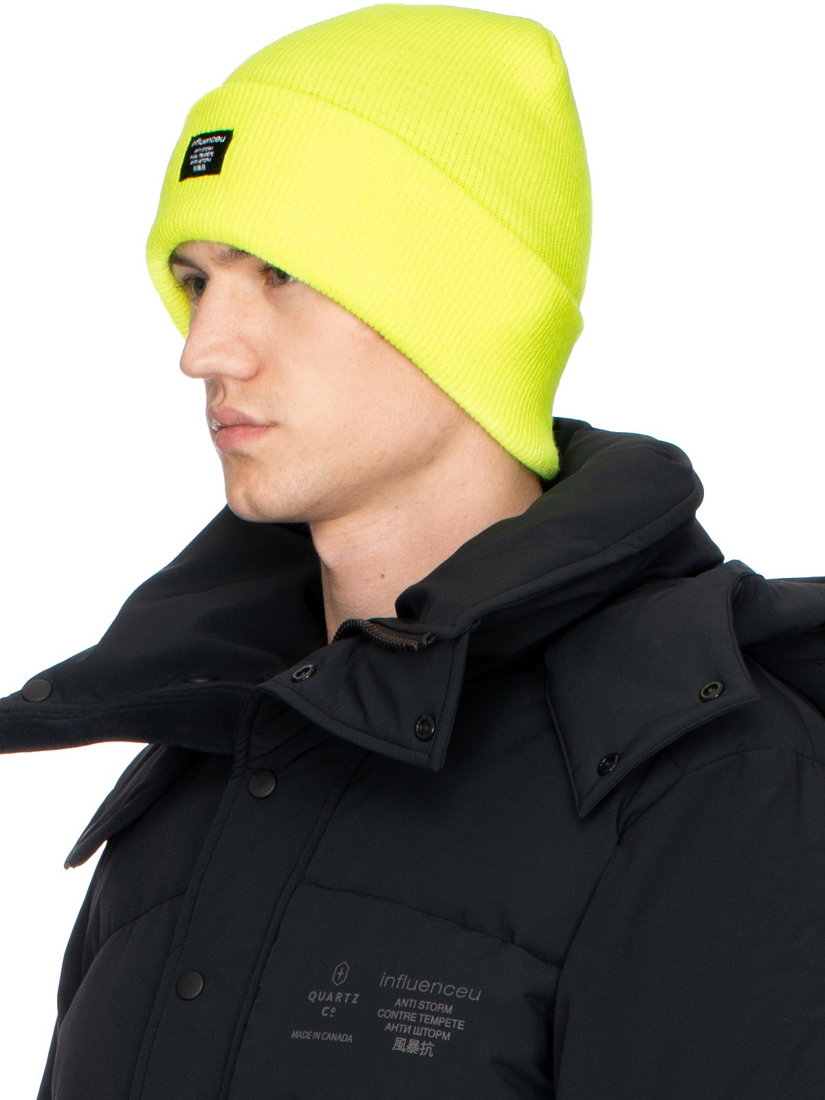 influenceu: Yellow 'Anti Storm' Watch Cap - 2
