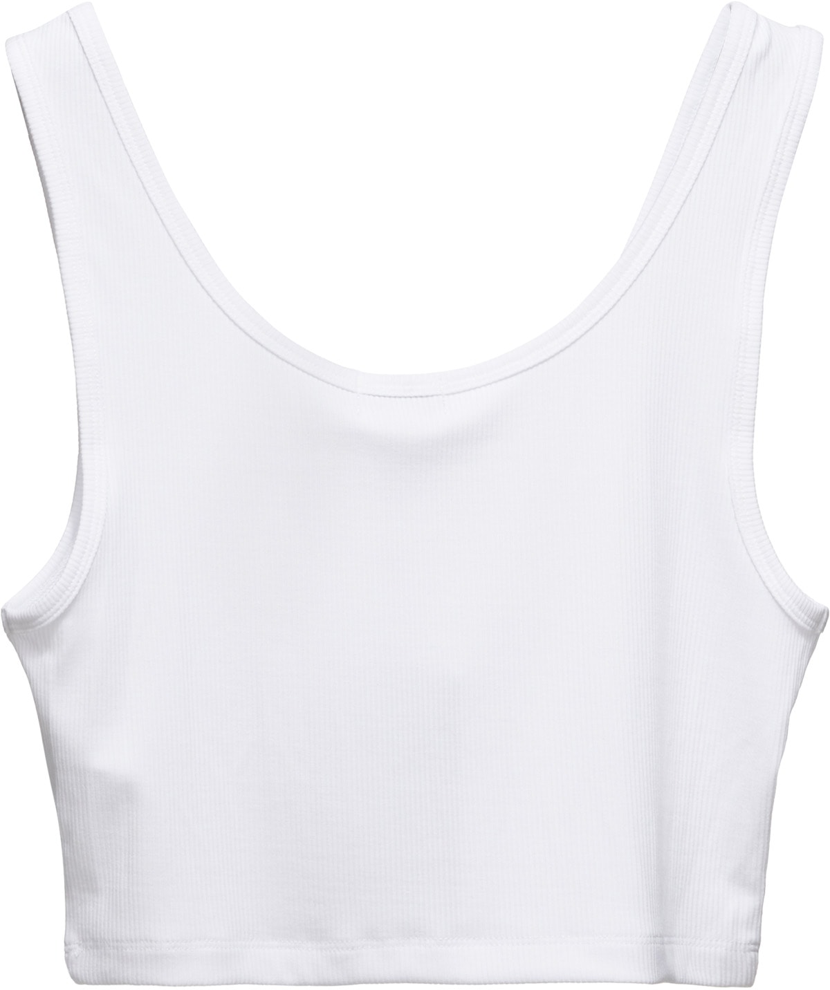 True Religion: Blanc Top court avec logo Blanc - 2