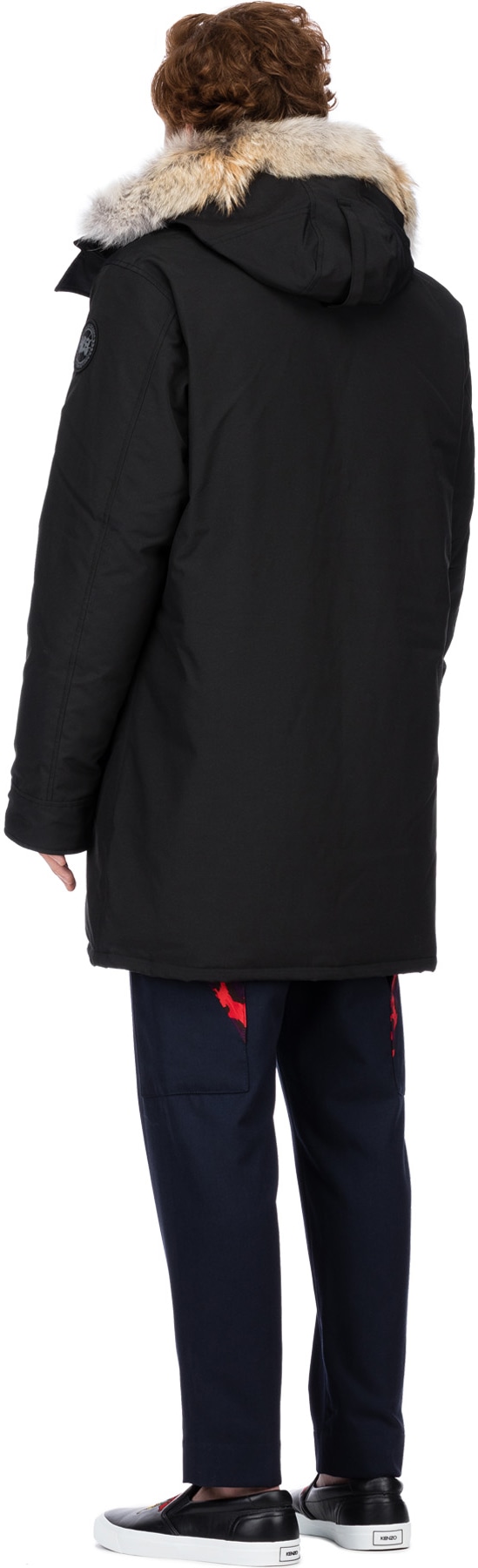Canada Goose: Noir Parka Langford Canada Goose Black Label Noir - 3