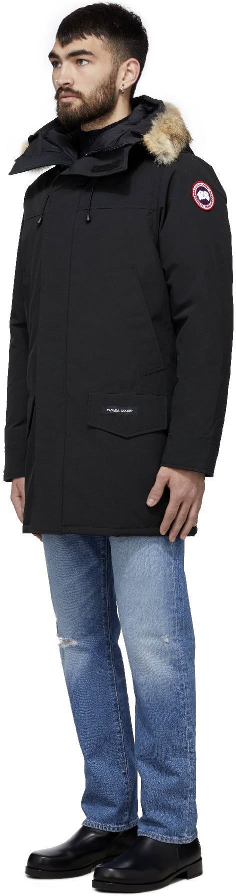 Canada Goose: Black Langford Parka - 2