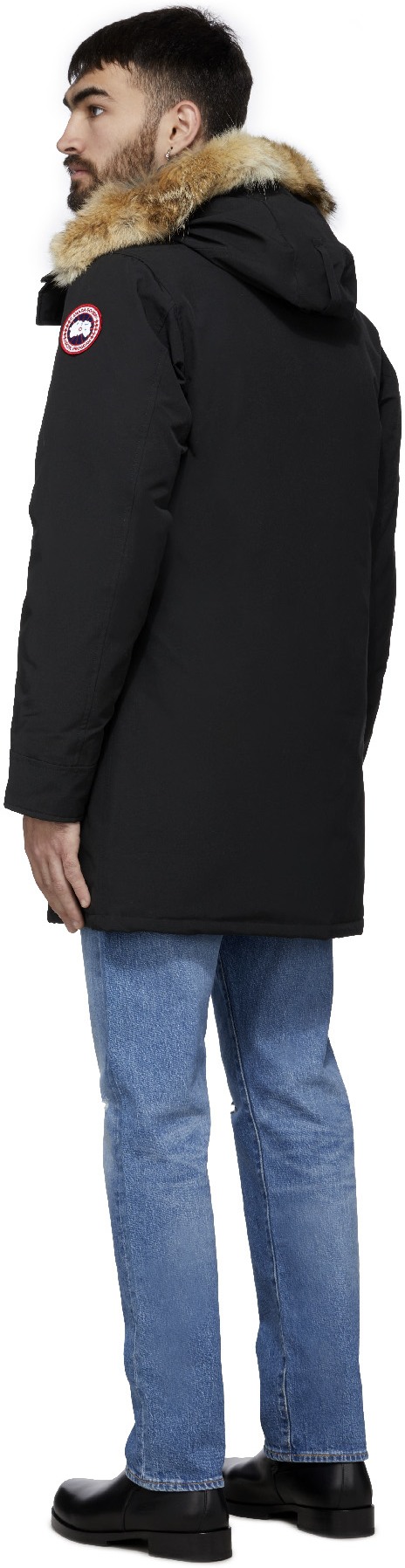 Canada Goose: Black Langford Parka - 3