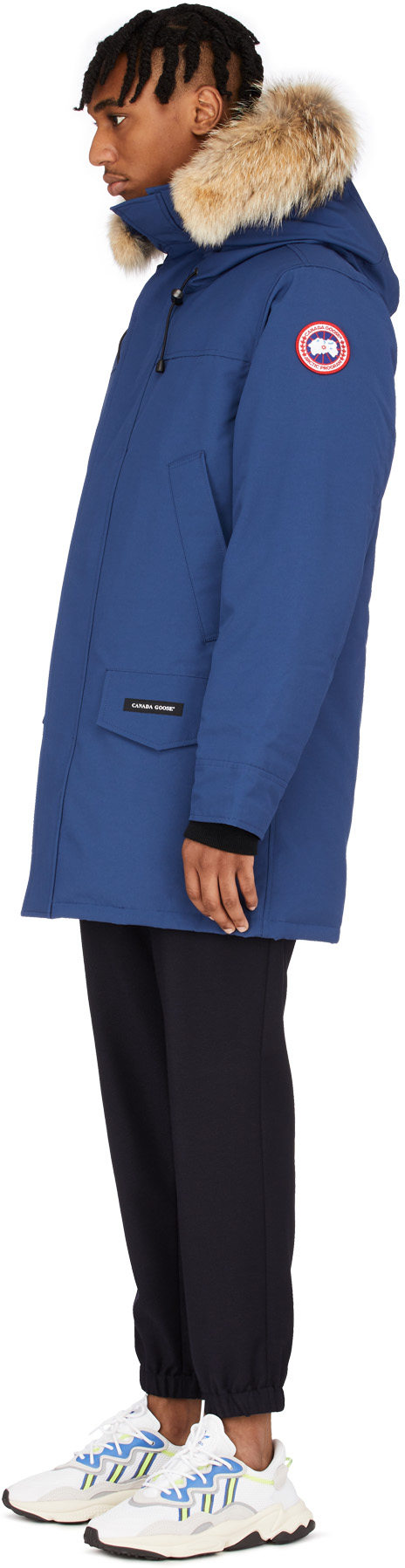 Canada Goose: Bleu Parka Langford Bleu - 2